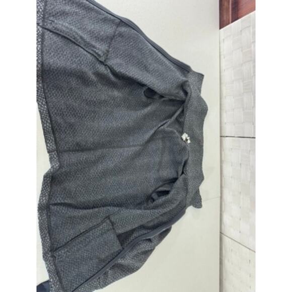 "UNDER ARMOUR" Zip Up Collar Gray Running Jacket Thumb Holes Gym Wear Workout - Picture 7 of 11